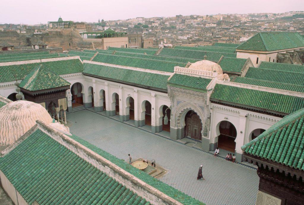 مسجد القرويين في مدينة فاس بالمغرب
