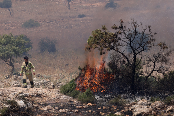 تقصي الحقائق: صور الأقمار الصناعية تظهر مواقع الحرائق في شمال إسرائيل بسبب صواريخ حزب الله