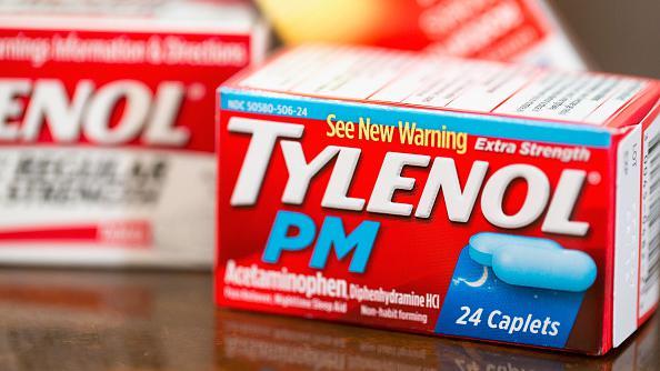 Caixa de tylenol