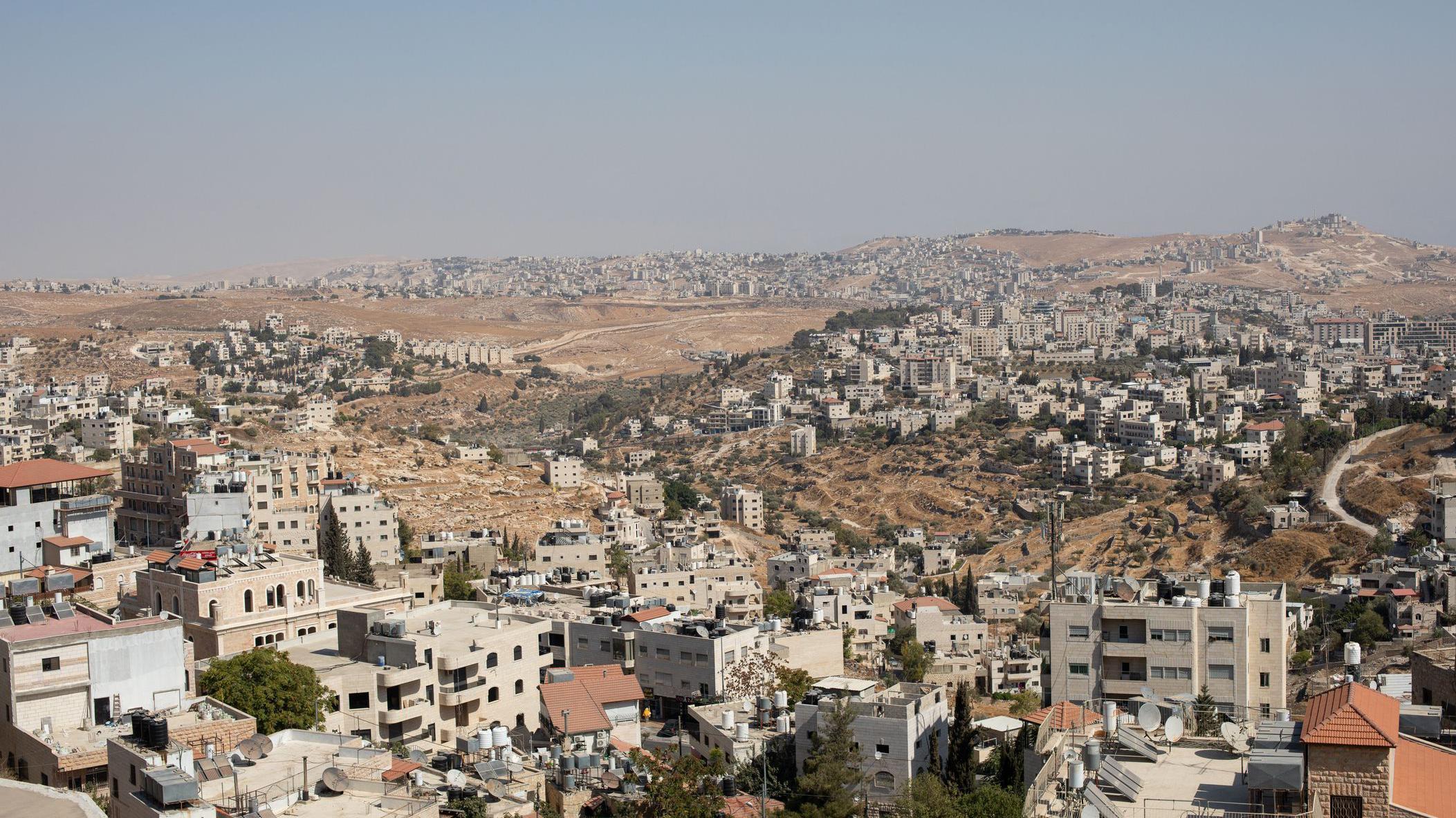 La localidad palestina de Bethlehem, en Cisjordania
