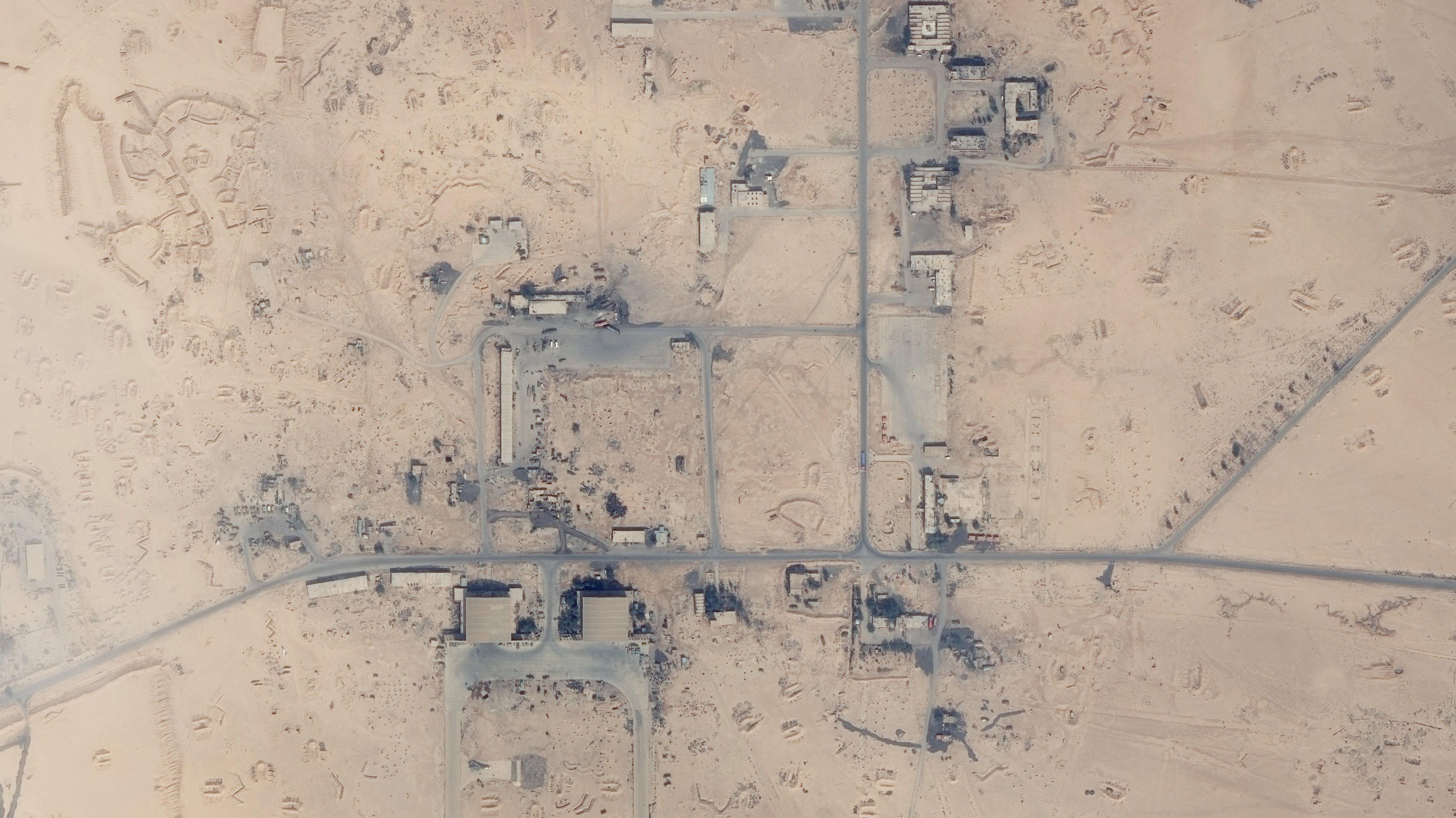 قاعدة (T4) الجوية في سوريا، في 1 مارس/آذار 2018