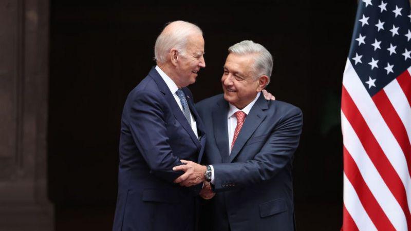 Joe Biden e  Andrés Manuel López Obrador