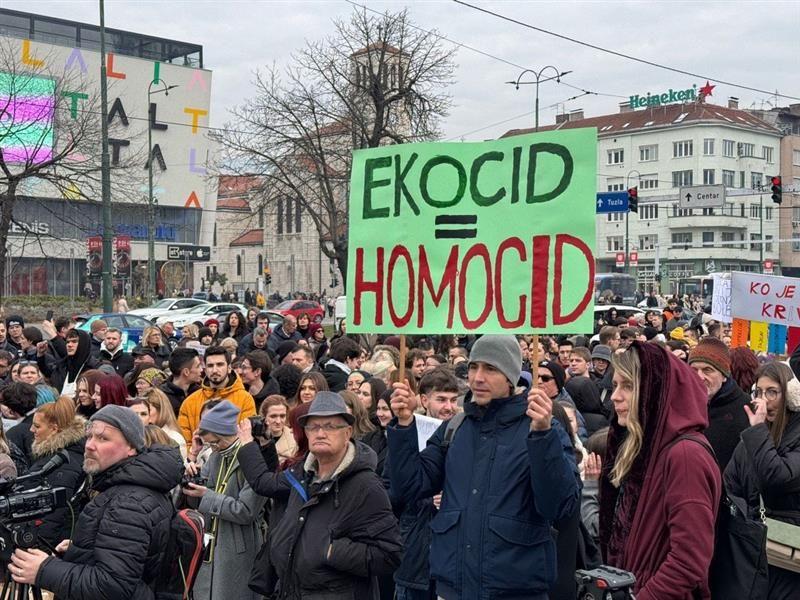 sarajevo, protest u sarajevu