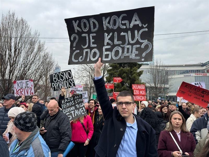 sarajevo, protest u Sarajevu