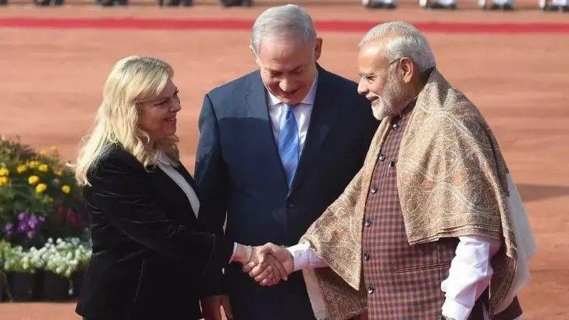 انڈیا کے دورے پر اسرائیلی وزیر اعظم نتن یاہو