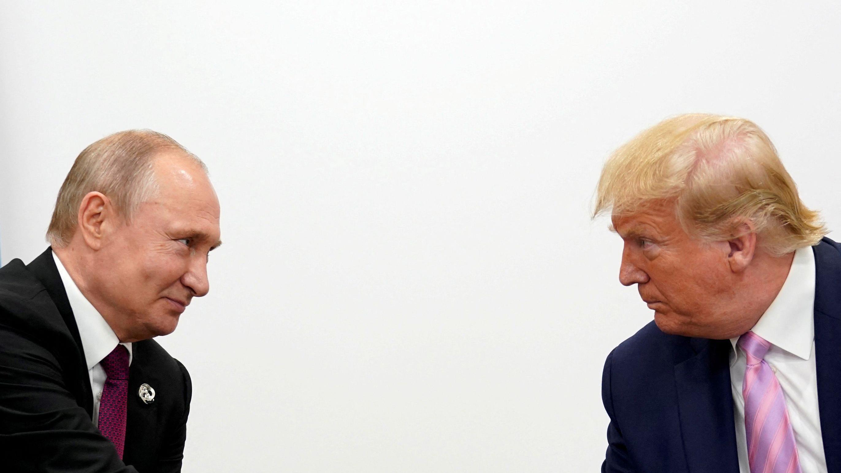 Vladimir Putin y Donald Trump.