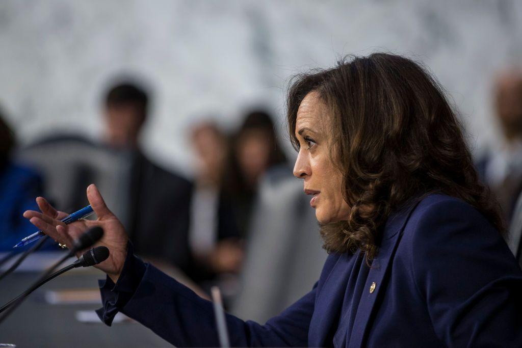 Kamala Harris interroga a Brett Kavanaugh en septiembre de 2018