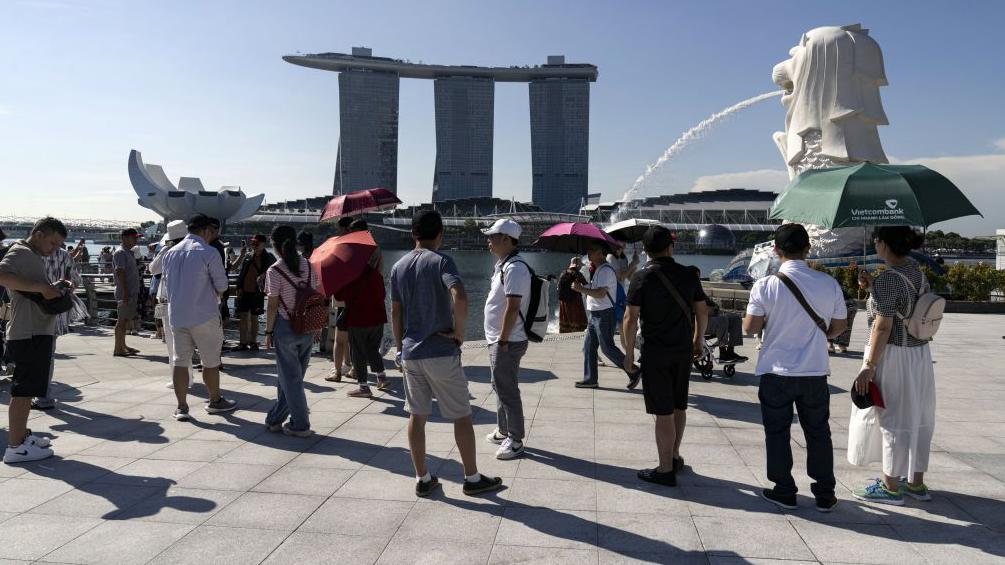 The Marina Bay Sands hotel 