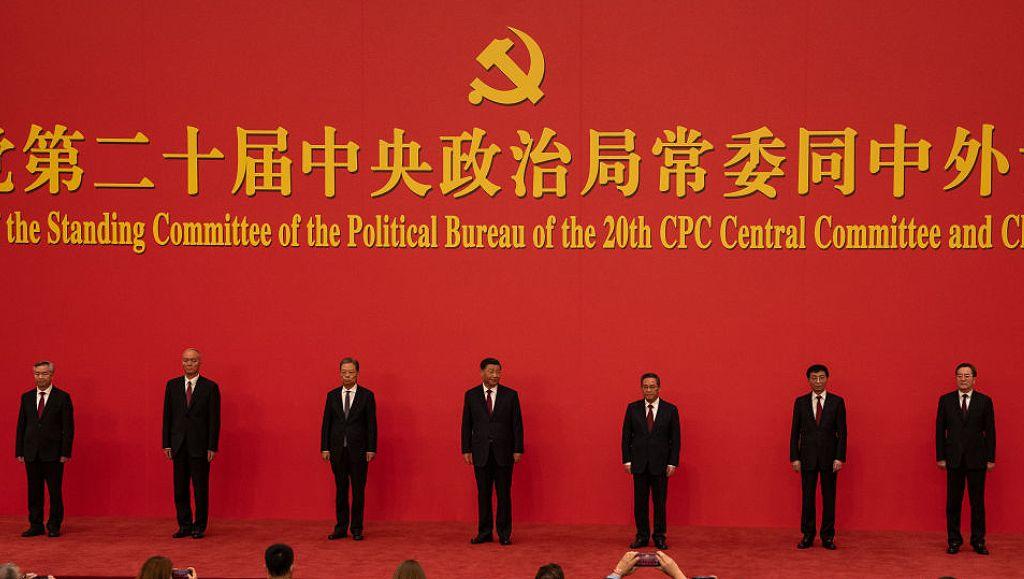 Los 7 hombres del Comité Permanente del Politburó
