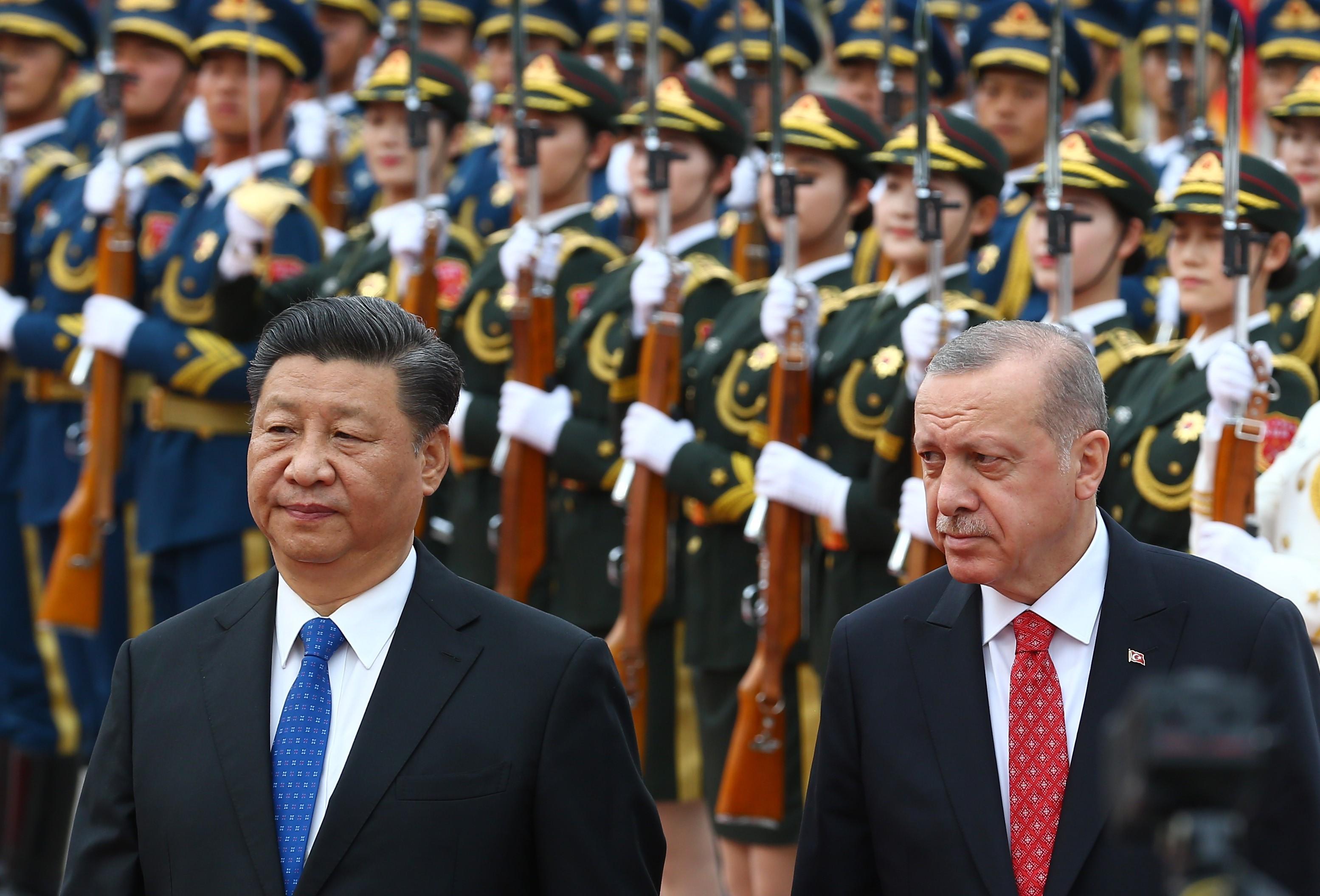 Erdogan and Xi Jinping