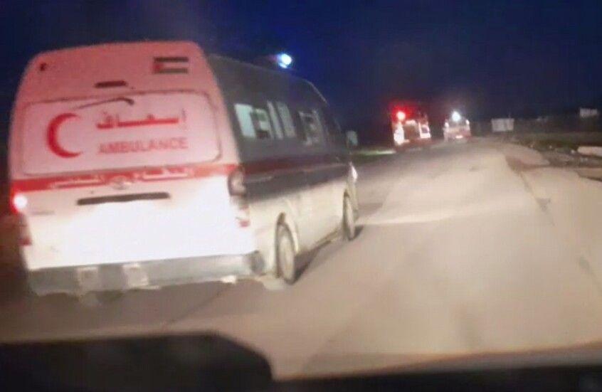 "قال سامحيني يا أمي لأنه مات وتركني"، أم مسعف غزة الذي وثق مقتله تحكي لبي بي سي عن فاجعتها 3 قافلة المسعفين تظهر جميعها بأضواء طوارئ وامضة واضحة للعيان