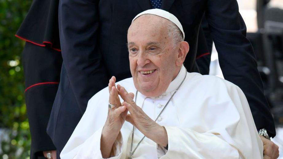 El papa Francisco en la reunión Arena de la Paz en Verona, Italia.