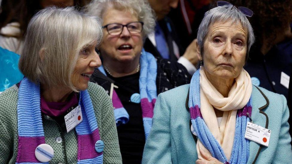 Rosmarie Wyder-Walti y Anne Mahrer de Ancianas por el clima en Suiza.