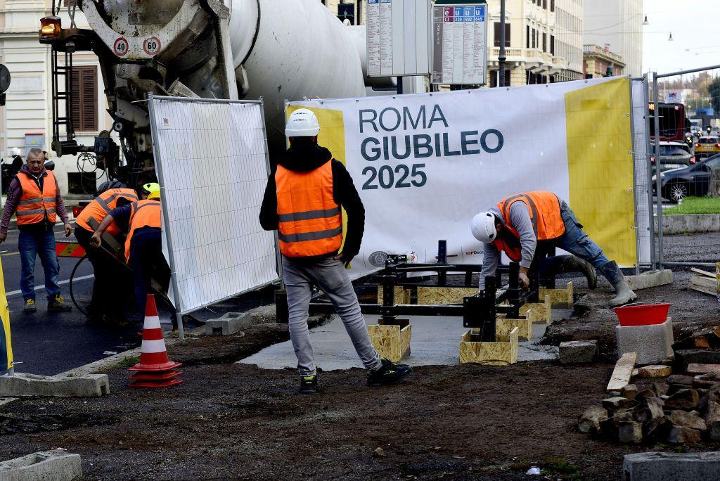 Obras em Roma em preparação ao Jubileu 2025