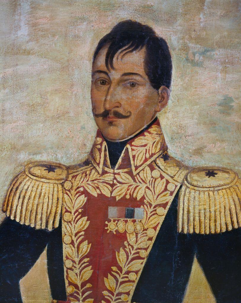 Retrato del general Santander.