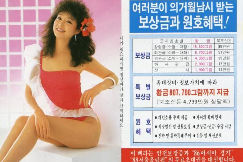 صورة عارضة أزياء كورية جنوبية مشهورة.