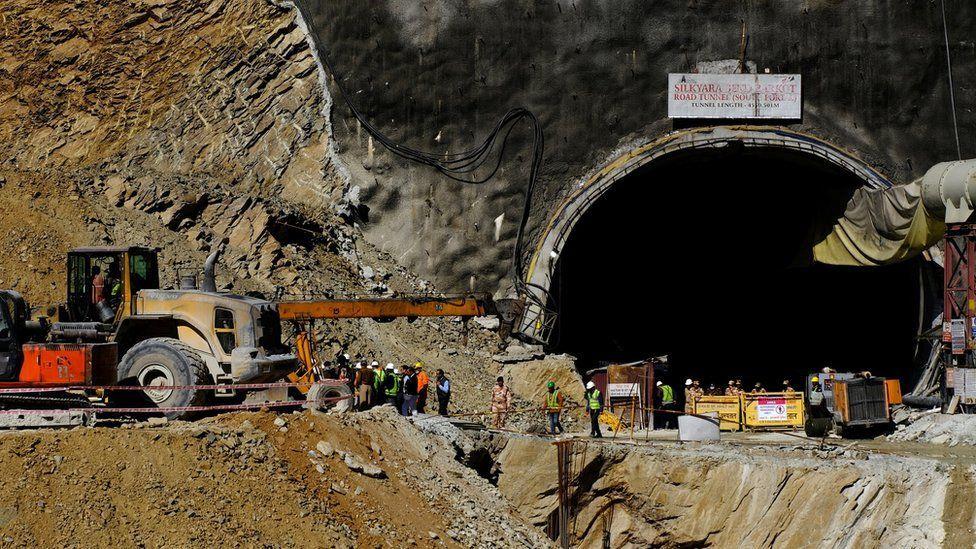 Vista del túnel desde fuera.