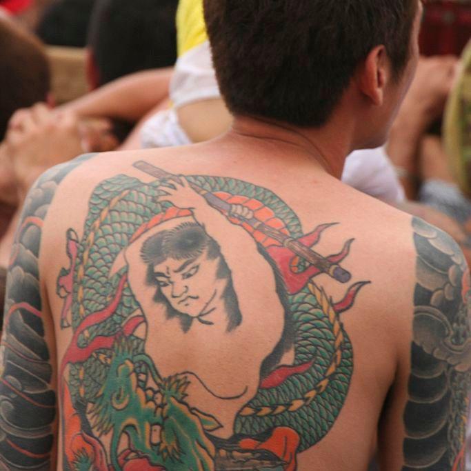 Yakuza tatuado