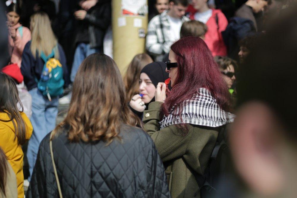 Protest u Novom Pazaru, studenti, studentski protest u Novom Pazaru