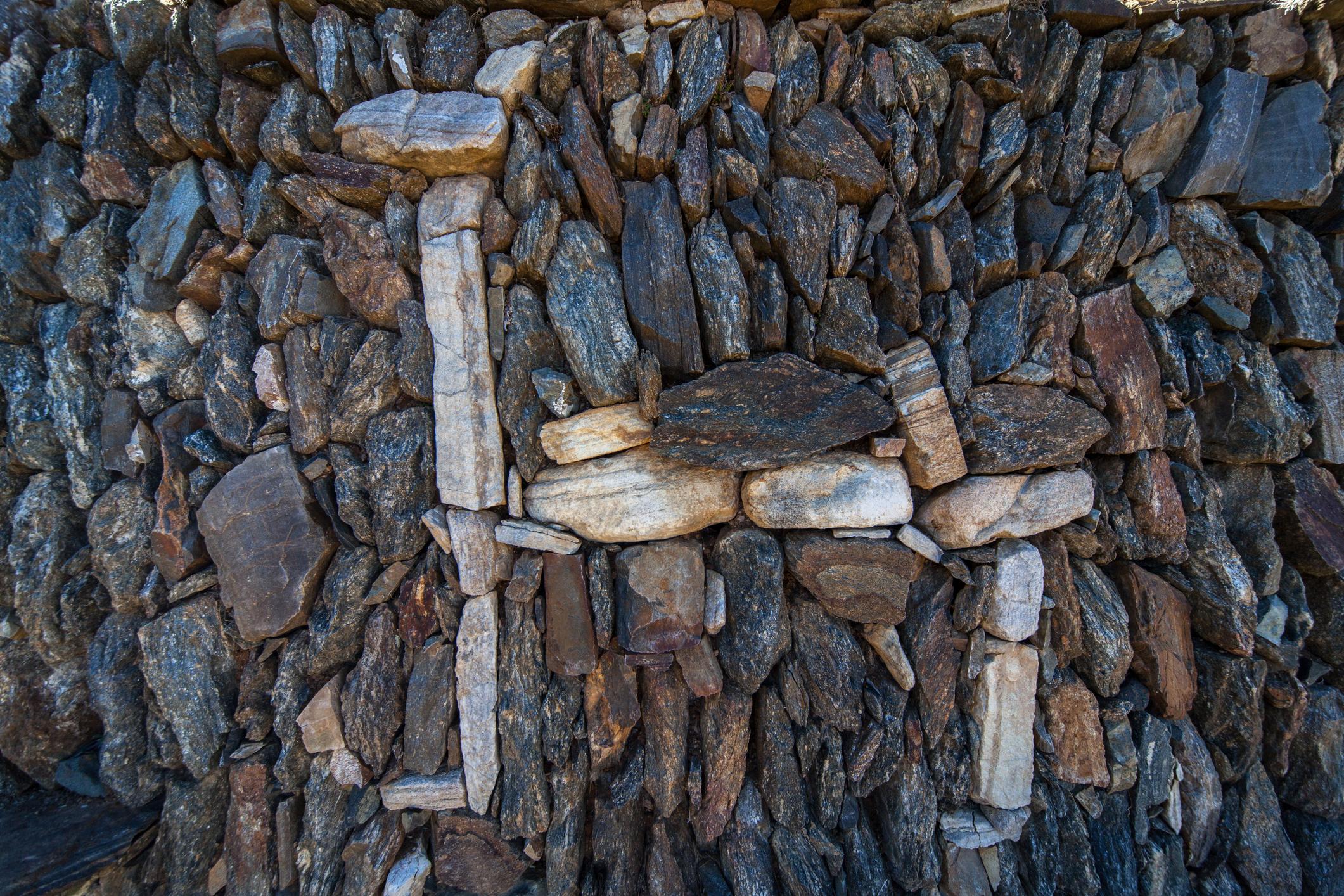 Un camélido representado en las piedras de Choquequirao. 
