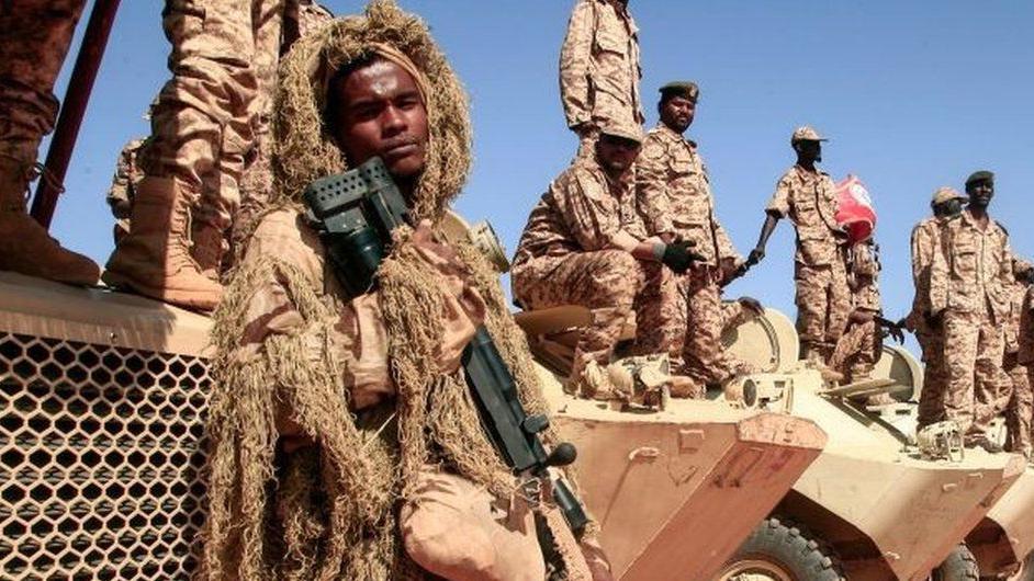 جنود سودانيون. أرشيف