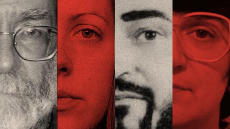 Dari kiri ke kanan: Harold Shipman, Lucy Letby, Peter Sutcliffe dan Rose West