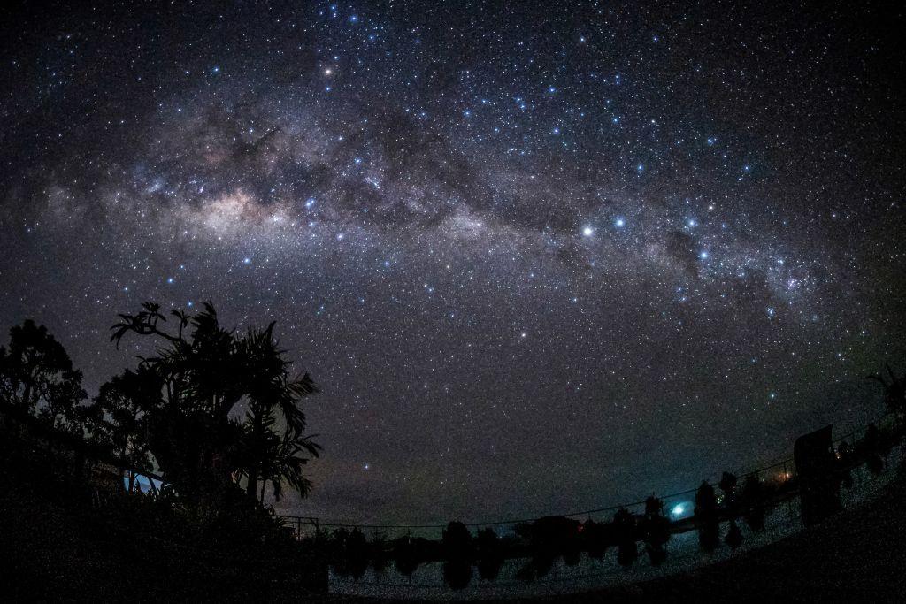 Imagen de un cielo estrellado