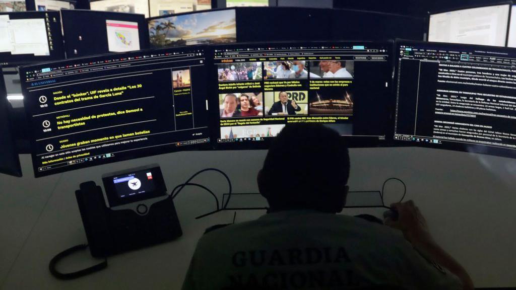 Centro de control de ciberseguridad en México.