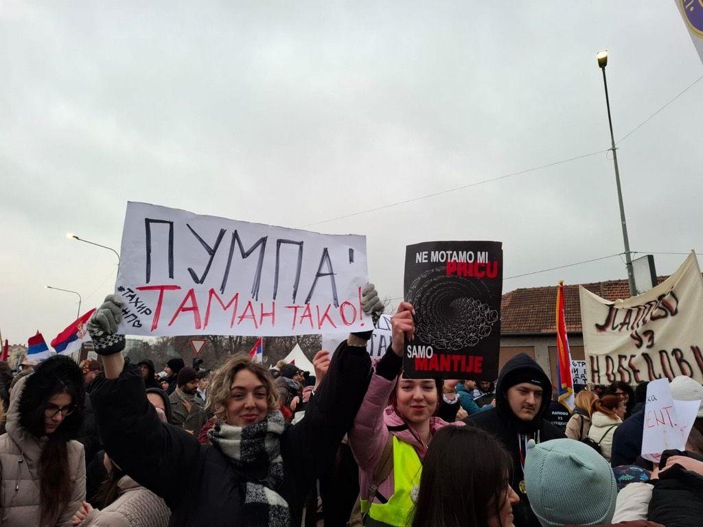 studentska blokada u Kragujevcu