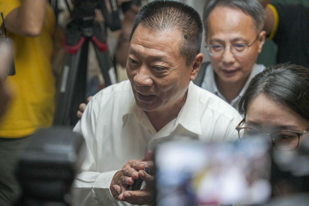 Hsu Ching-Kuang durante una rueda de prensa.