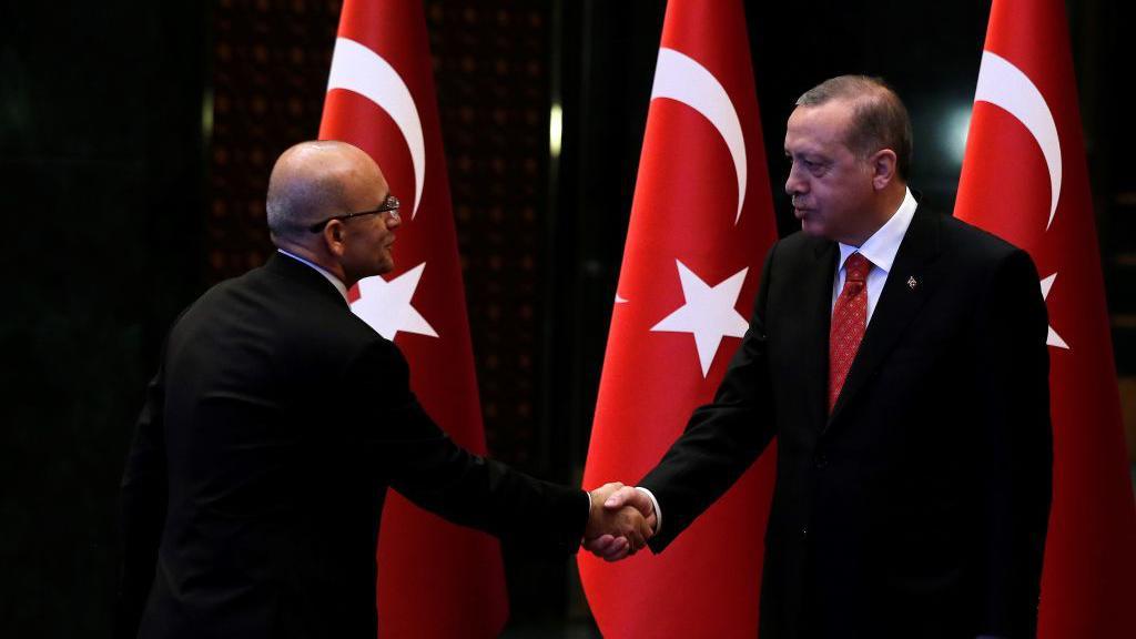 Şimşek ve Erdoğan, 29 Ekim 2017 