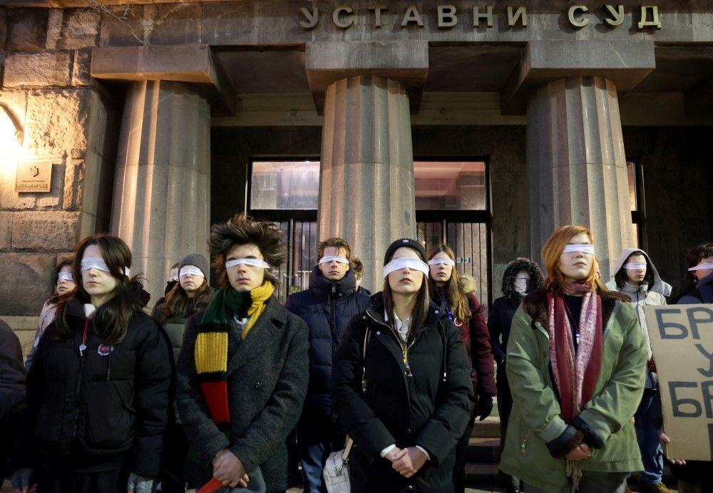 studenti, protest