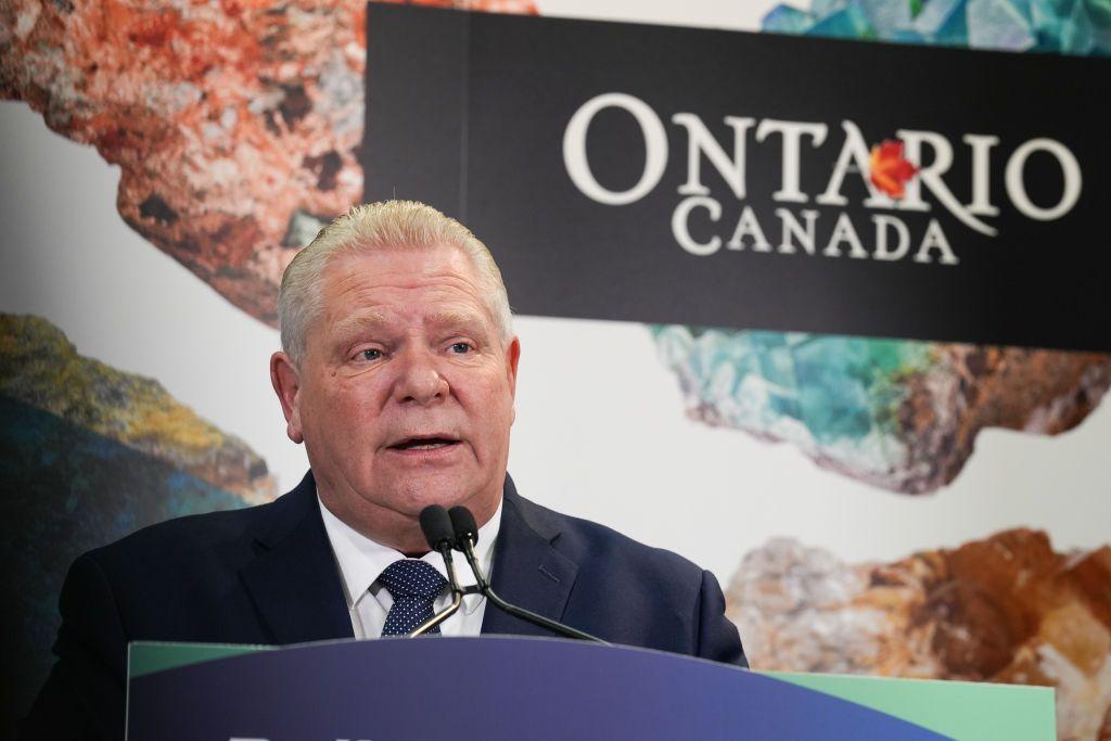 El gobernador de Ontario, Doug Ford