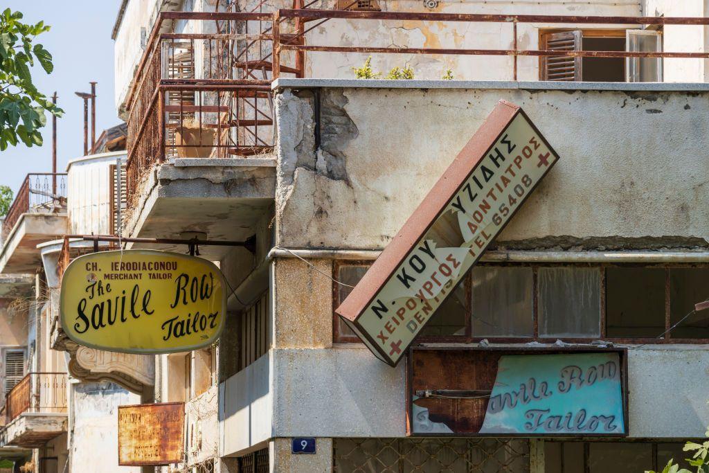 Edificios en ruinas en Varosha