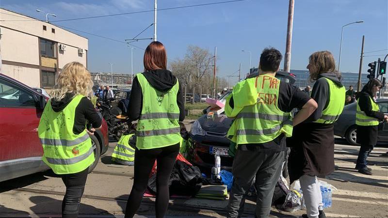 Blokada, studenti, studentski protest, blokada depoa GSP-a