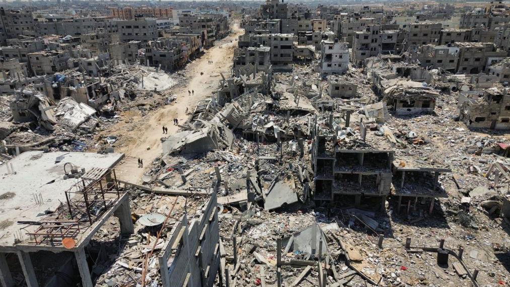 بحسب مركز الأمم المتحدة للأقمار الصناعية، فإن 69 في المئة من المباني في غزة تعرضت للتدمير أو الضرر