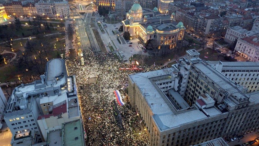 studenti, protest