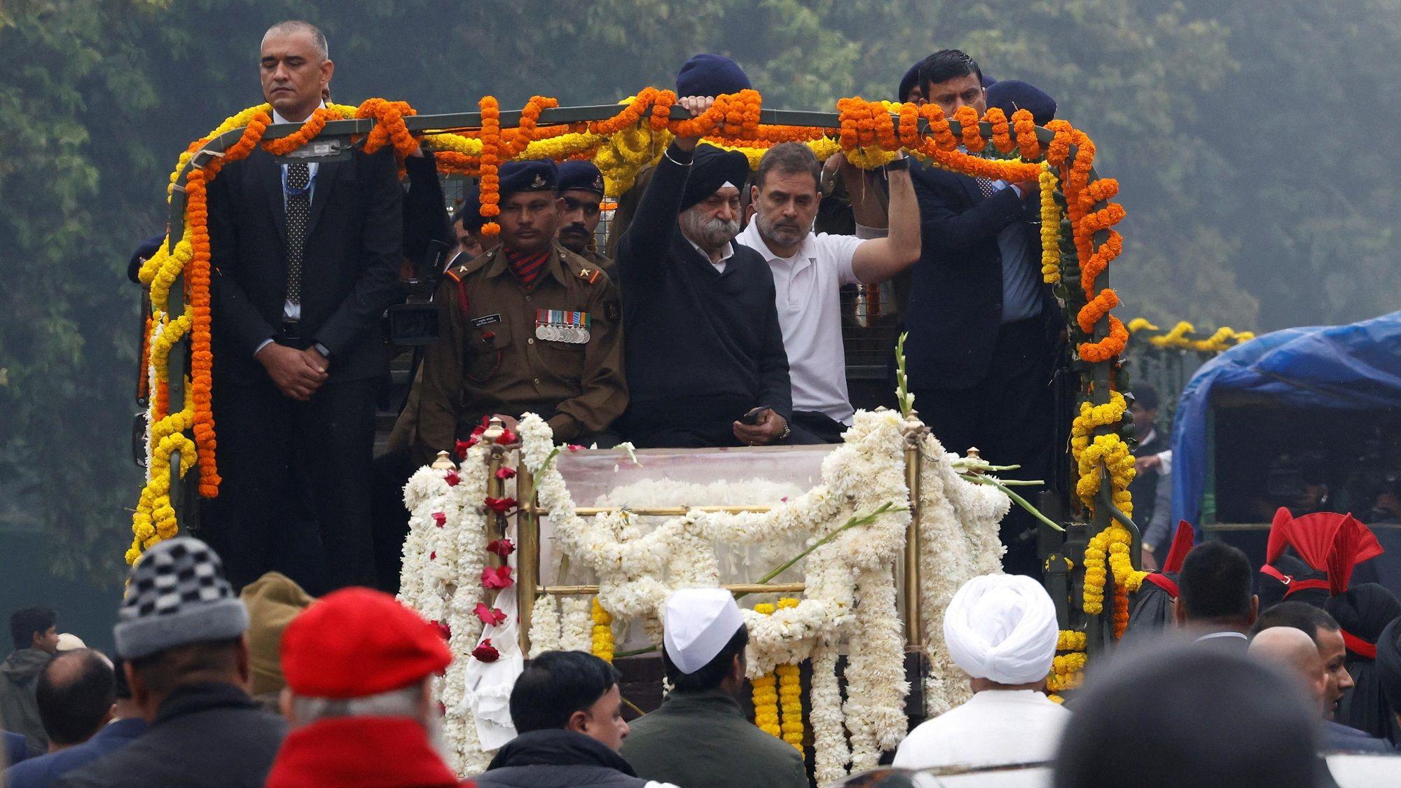 India mourns ex-PM Manmohan Singh with full state funeral