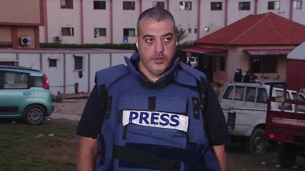 رشدي أبو العوف مراسل بي بي سي في غزة