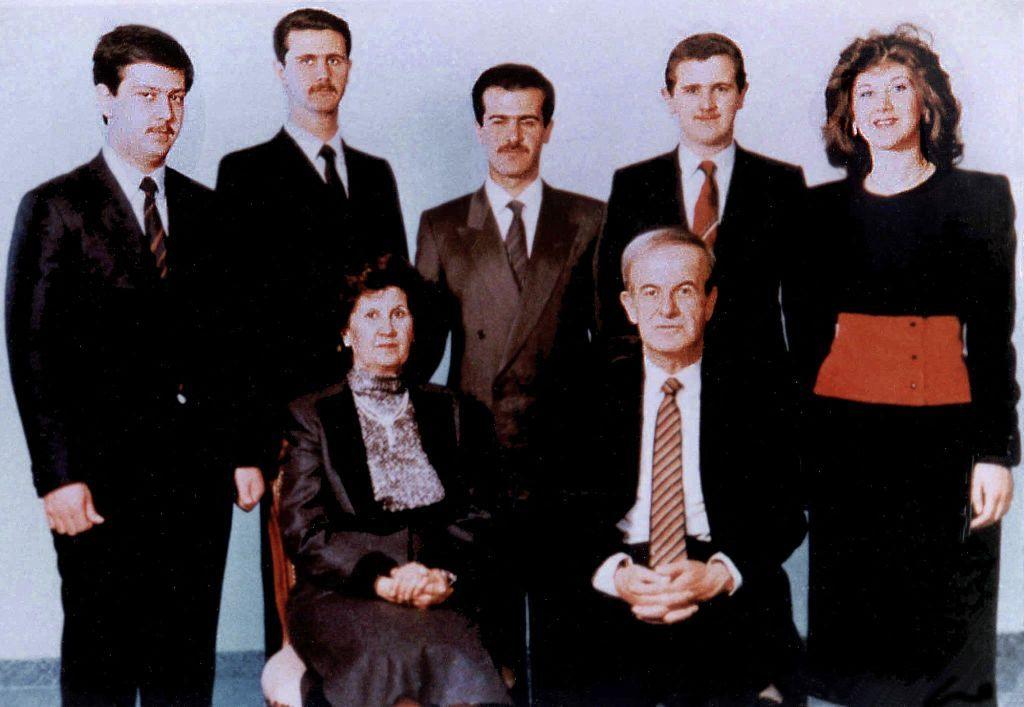 Os Assad, em foto de família