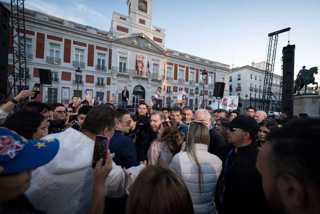 Edmundo González en Madrid