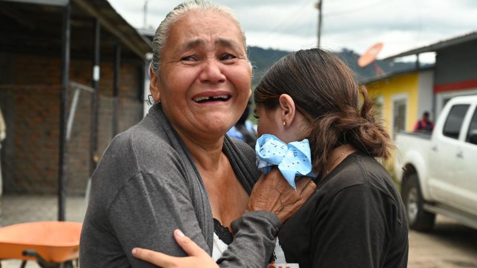 Familiar de una de las reclusas de la cárcel de Támara