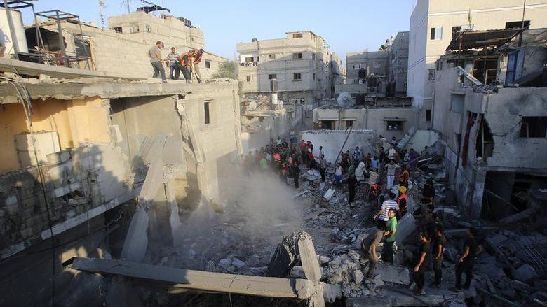 يعتبر الفلسطينيون أن الولايات المتحدة شريك في المسؤولية عن معاناتهم بسبب دعمها إسرائيل بالسلاح. 