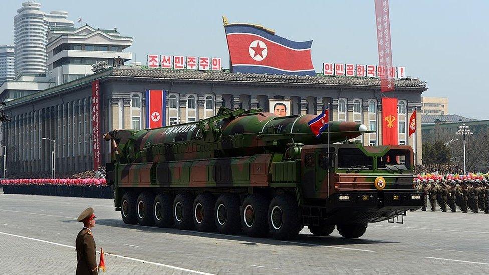 Parade rudal Korea Utara