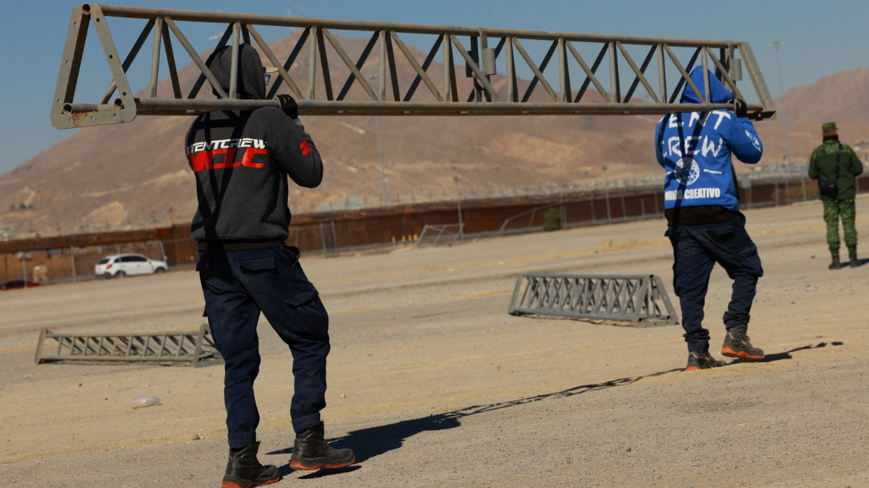 Trabajadores en Ciudad Juárez.