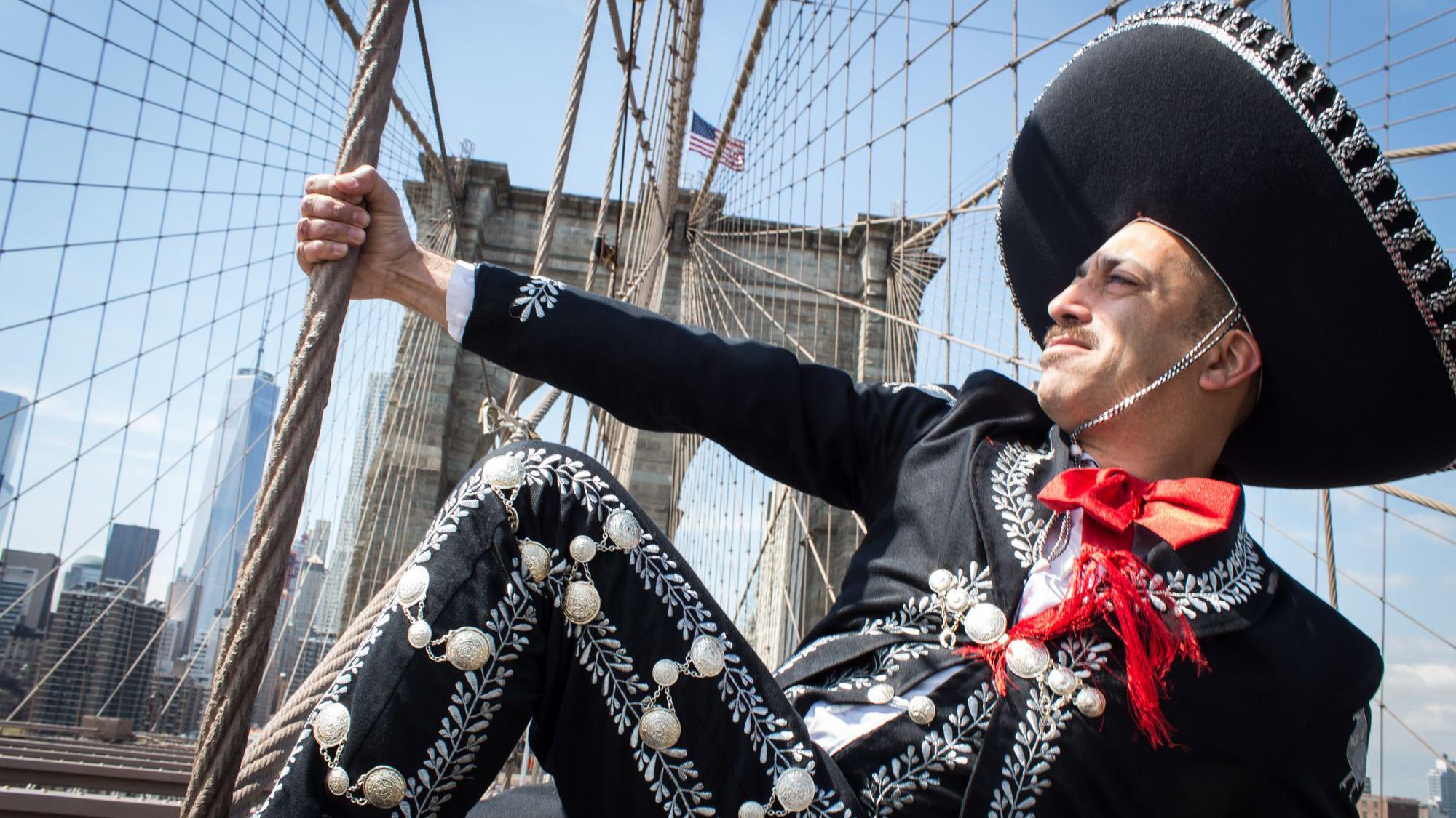 Mariachi in Transit en Nueva York, EE.UU.