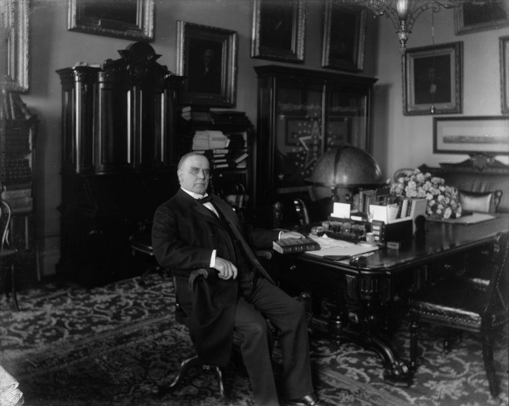 William McKinley na Casa Branca entre 1890 e 1910