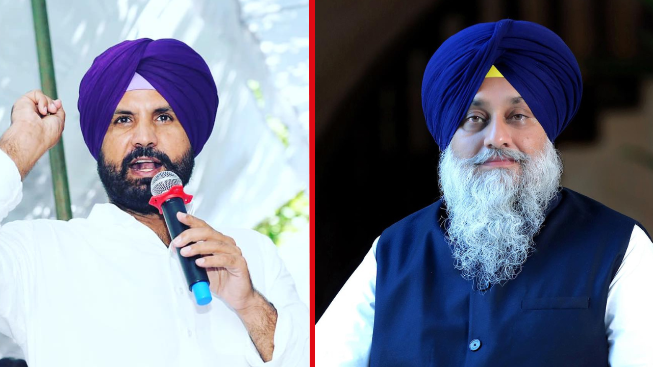 ਰਾਜਾ ਵੜਿੰਗ, ਸੁਖਬੀਰ ਸਿੰਘ ਬਾਦਲ