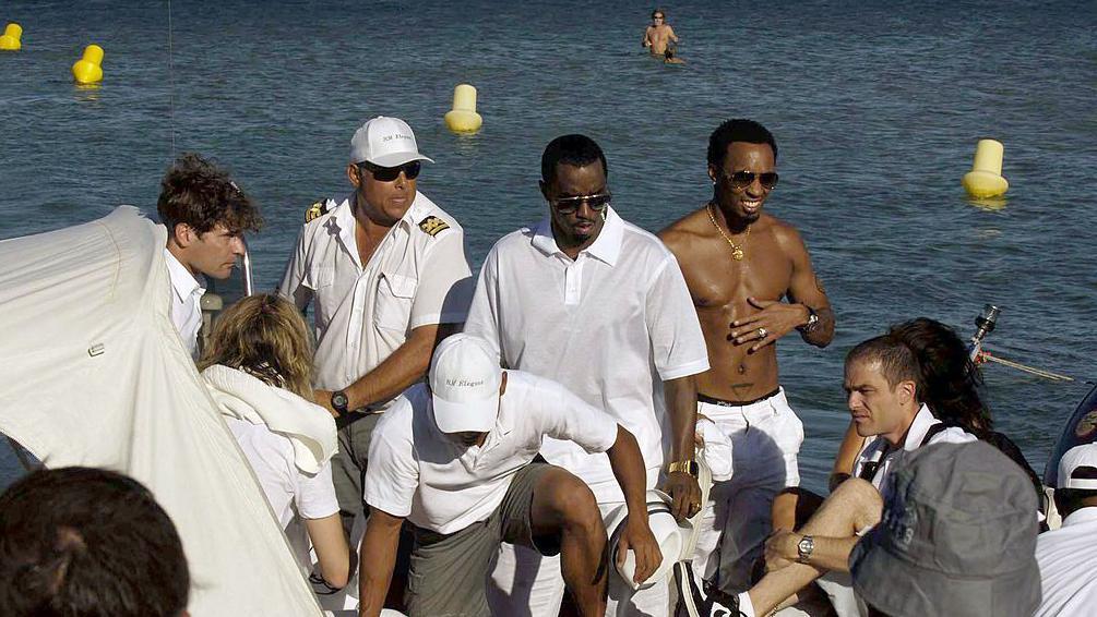 Diddy difoto saat menggelar pesta White Party di St Tropez, Prancis, pada 2006 silam. 