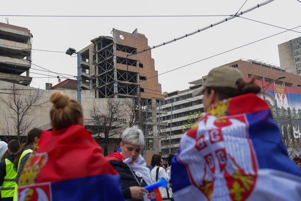 studenti, studentski protest, za generalštab, generalštab